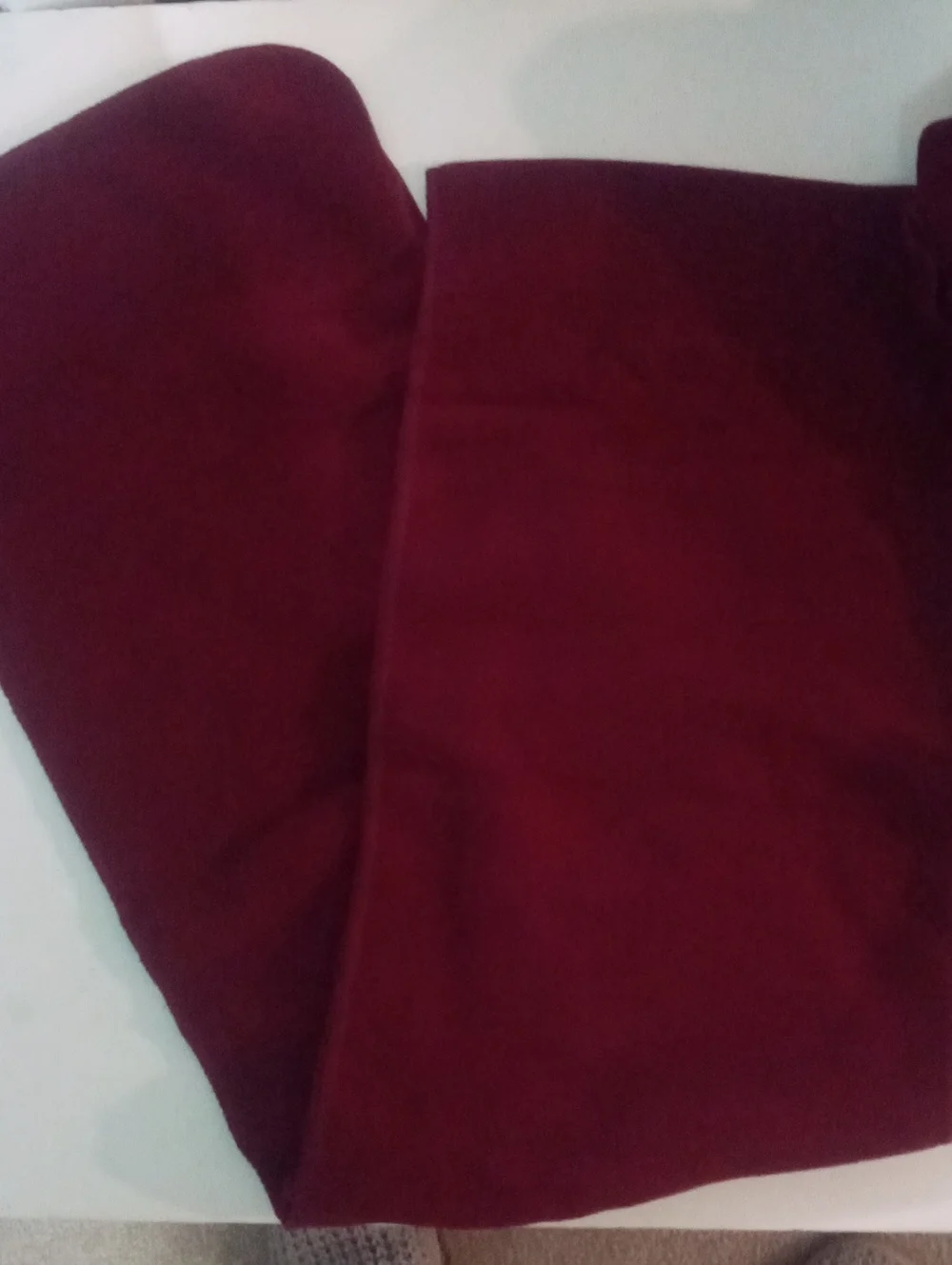 New Winter Hat, Gloves & Scarf Set Faux Fur Burgandy Red